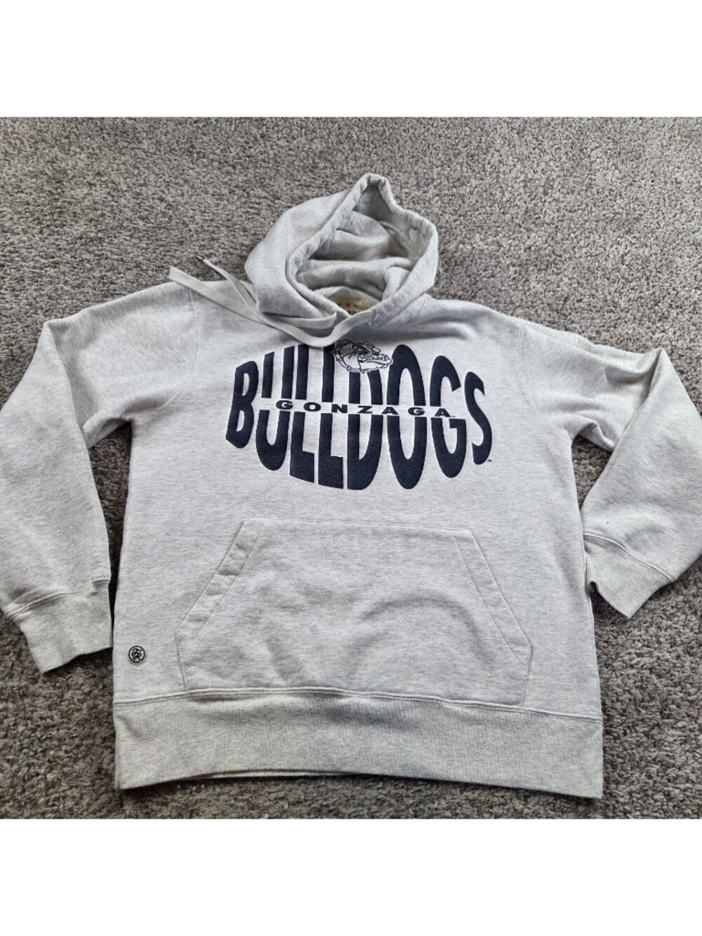 Gonzaga Bulldogs Hoodie Sweatshirt Adult Medium Gray NCAA Graphic Pullover